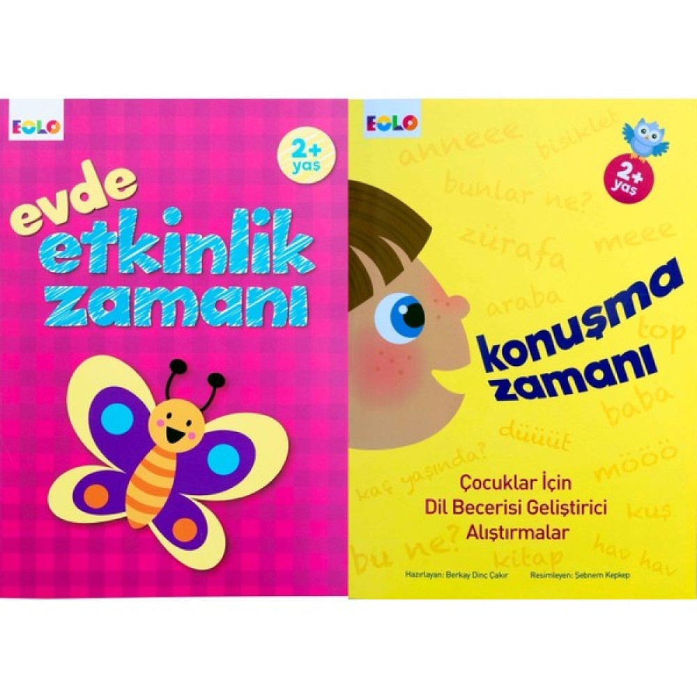 Eolo 2+ Evde Etkinlik ve Konuşma Zamanı Okul Öncesi Eğitici & Öğretici Kitaplar Fiyatı