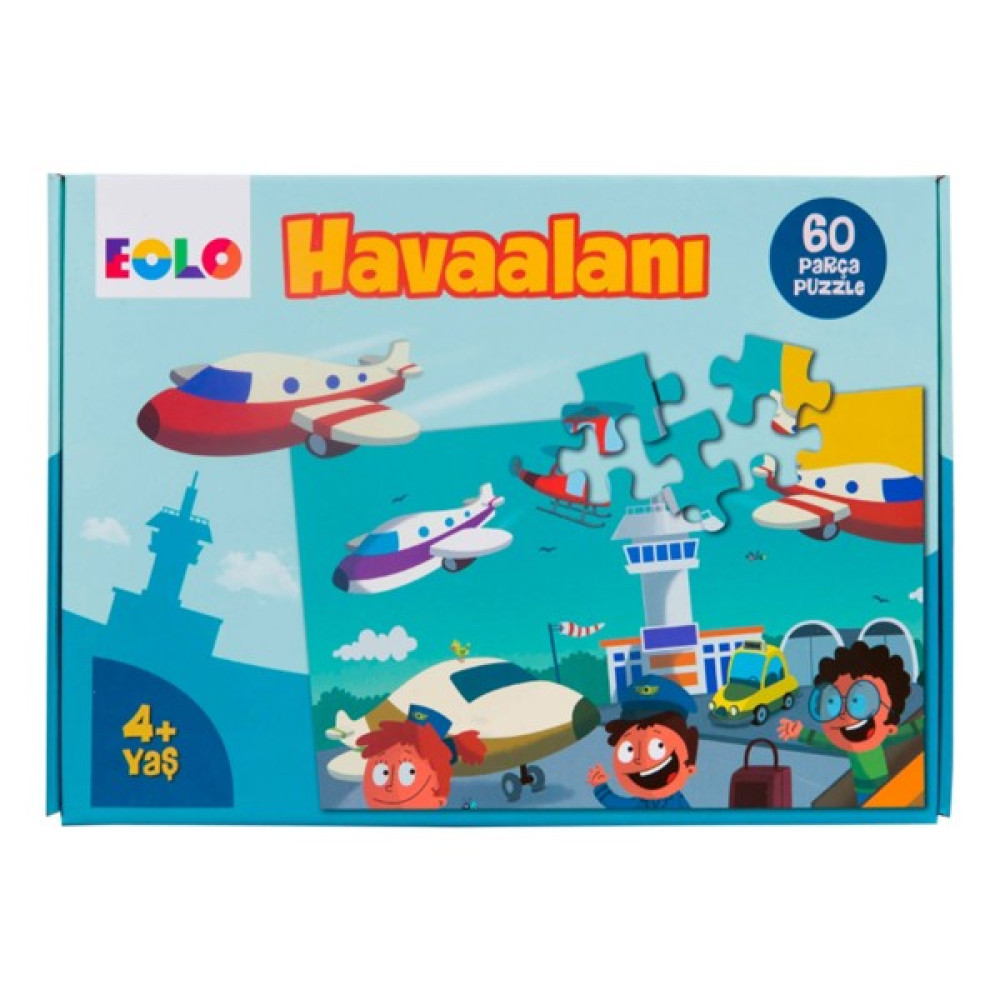 Eolo +4 Yaş Sevimli Mahalle ve Havaalanı 2’li Puzzle Set (Eolo) Eğitici Oyuncak Fiyatı