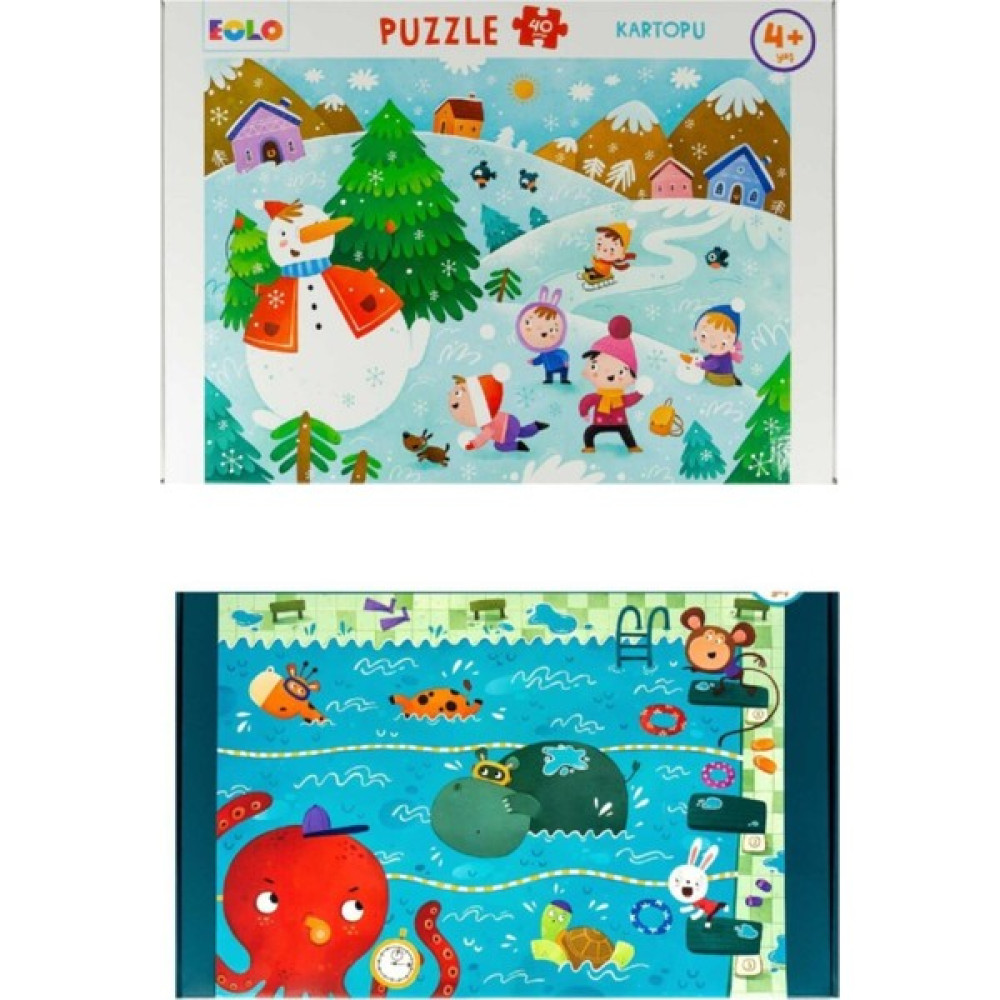 Eolo 40 Parça Puzzle 2 Li Set Oto Boyaları Fiyatı