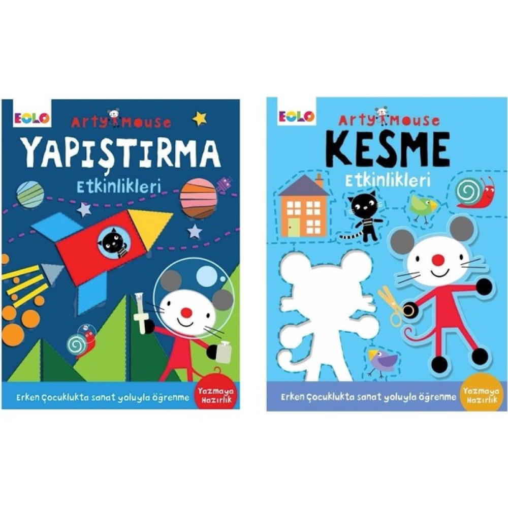 Eolo Arty Mouse Yapıştırma - Kesme Etkinlikleri (2 Ürün) Okul Öncesi Eğitici & Öğretici Kitaplar Fiyatı