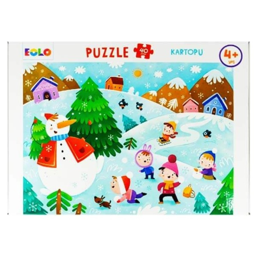 Eolo Yaş Kartopu Puzzle 40 Parça Eğitici Oyuncak Fiyatı