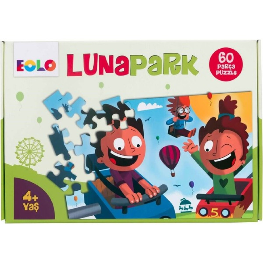 Eolo Yayıncılık Eolo 60 Parça Yer Puzzle - Lunapark Puzzle & Aksesuarları Fiyatı