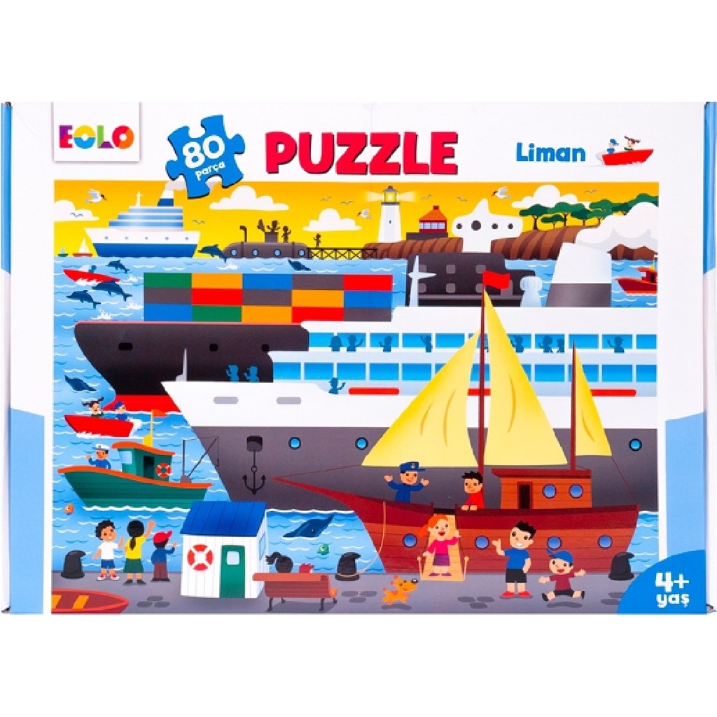Eolo Yayıncılık Eolo 80 Parça Puzzle Liman Anne Bebek Oyuncak Fiyatı