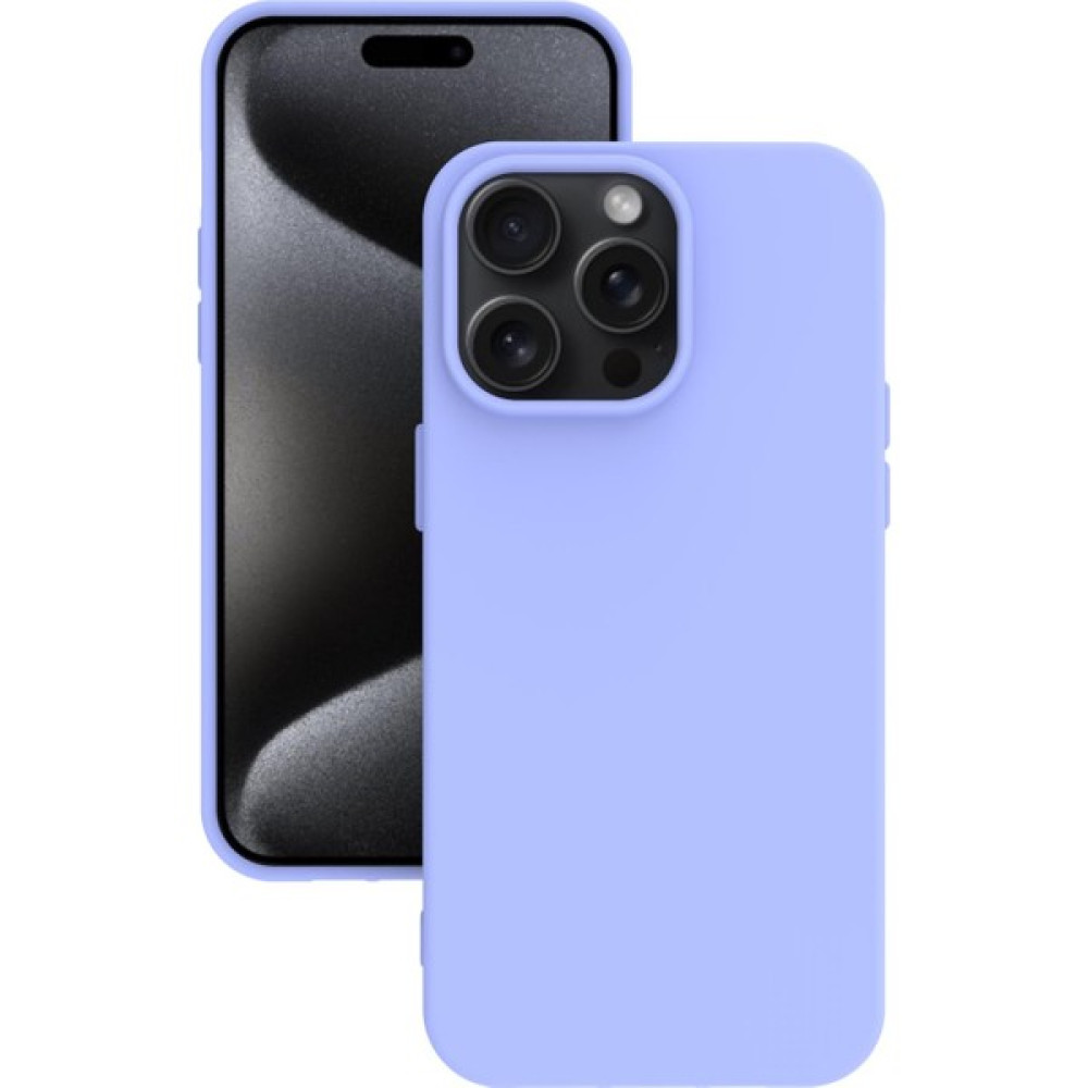 Eonaks iPhone 15 Pro Max Kılıf Kamera Korumalı Silikon Rubber Arka Kapak - Lila Cep Telefonu Kılıfı Fiyatı
