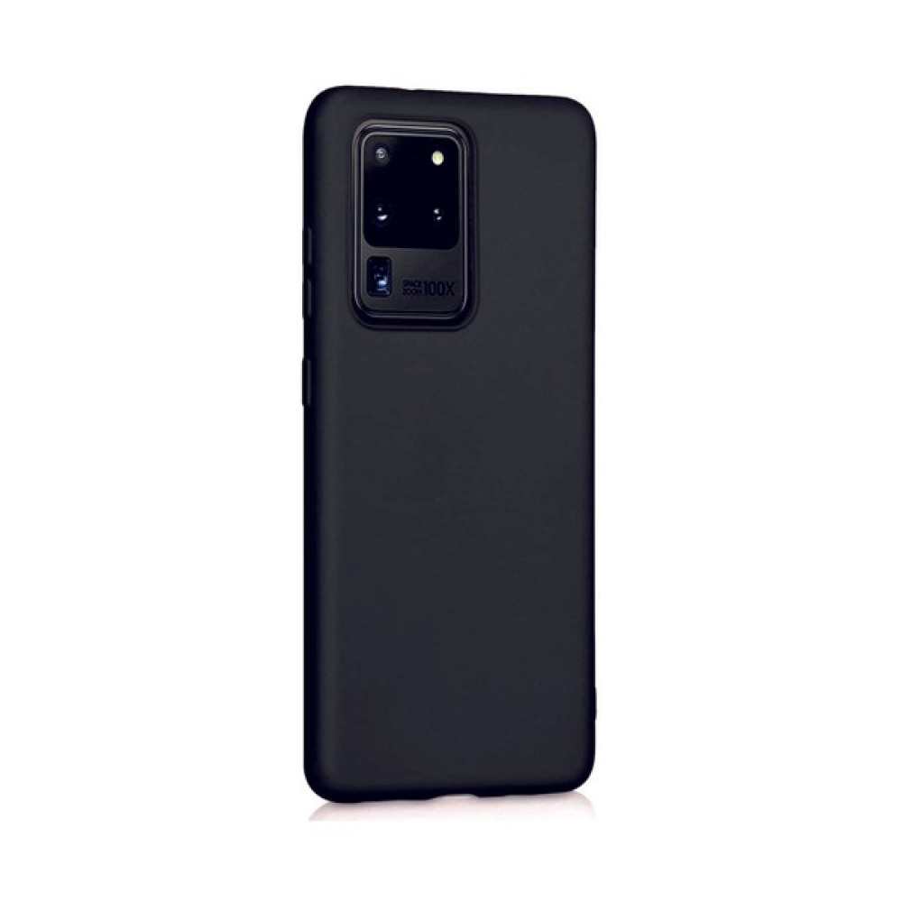 Eonaks Samsung Galaxy S20 Ultra Kılıf Kamera Korumalı Silikon Rubber Arka Kapak - Siyah Cep Telefonu Kılıfı Fiyatı