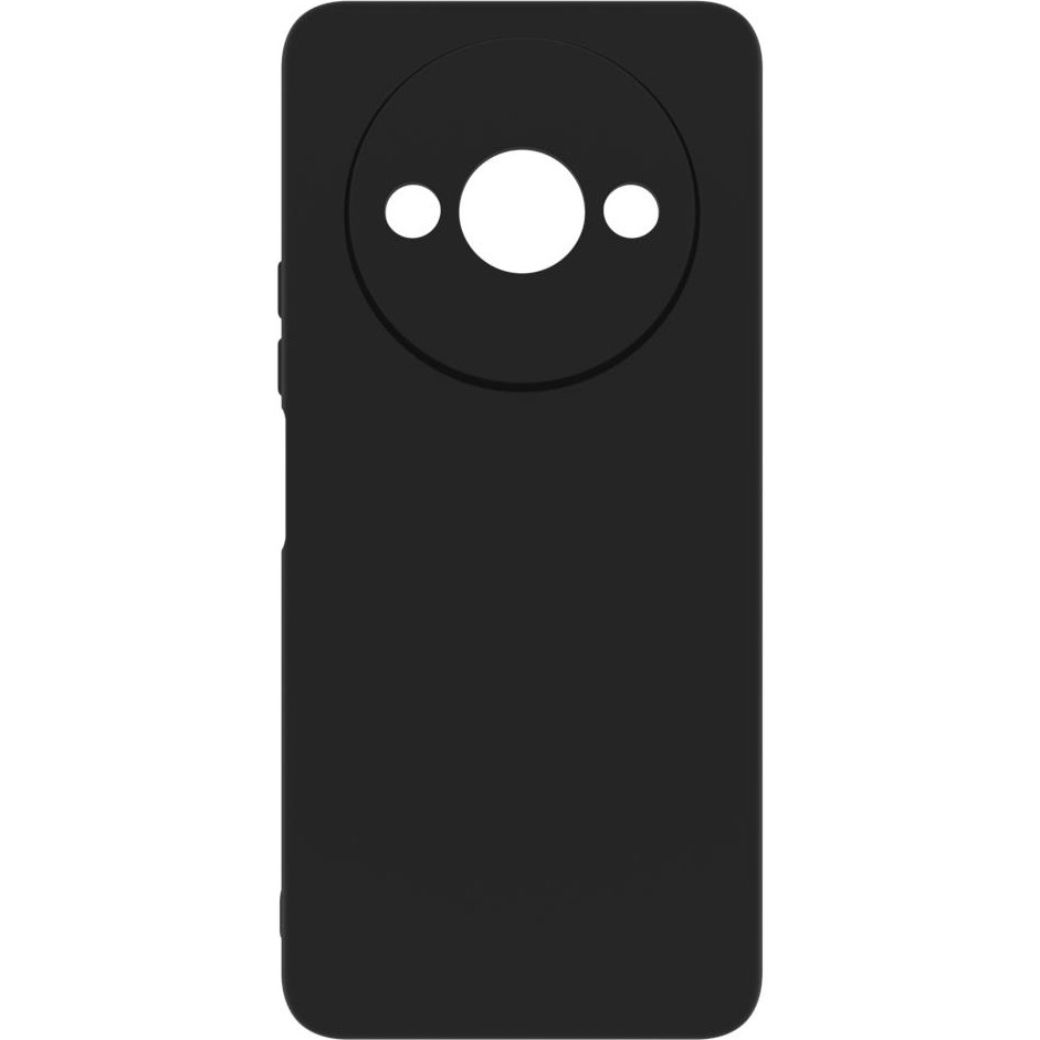 Eonaks Xiaomi Redmi A3 2024 Kılıf Kamera Korumalı Silikon Rubber Arka Kapak - Siyah - Redmi A3 4G 2024 Diğer Fiyatı