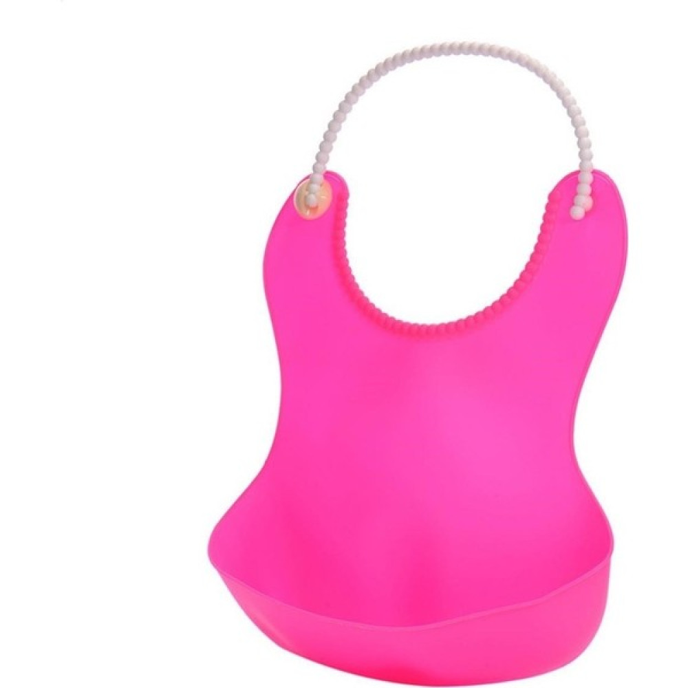 Epazzar 2 Adet Çocuk Bebek Mama Önlüğü Silikon Dökülme Engelleyici Bükülebilir Önlük Pembe - Standart Mama Önlüğü Fiyatı
