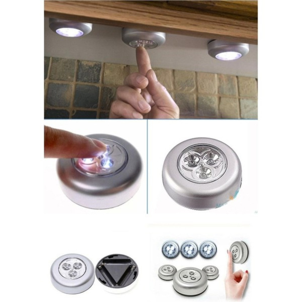 Epazzar 2 Adet Kablosuz Dokunmatik Mini LED Lamba - Beyaz Spot Fiyatı