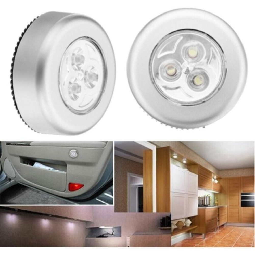 Epazzar 5li Set Mini LED Işıklı Pilli Lamba Portatif Dolap Içi Gizli Işık Kablosuz Duvar Kapı Aydınlatma - Beyaz Spot Fiyatı