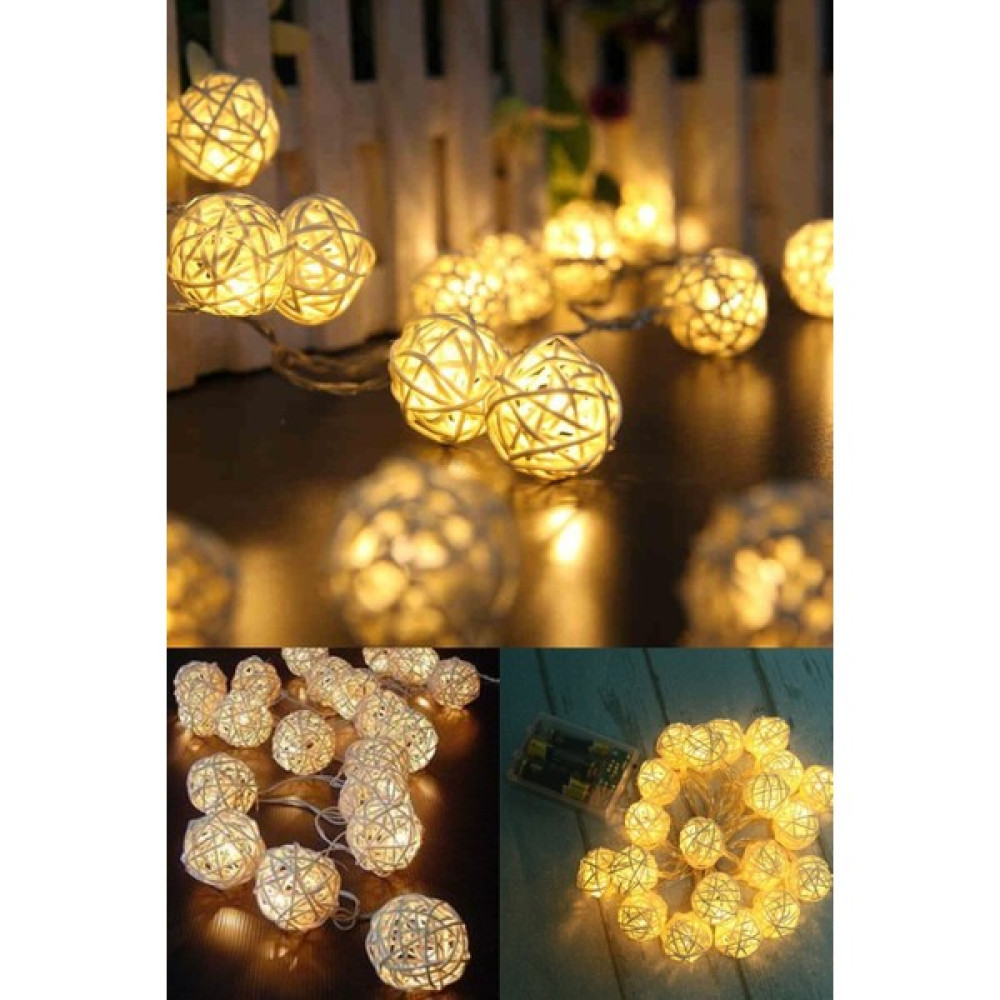 Epazzar Rattan Model 20'li Şerit LED Işık Zinciri Pilli 20'li LED Led Aydınlatmalar Fiyatı