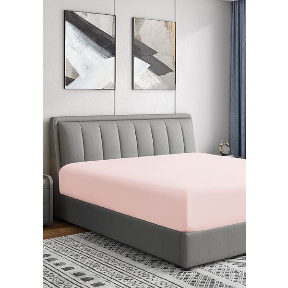 Ephemeris Çift Kişilik Polycotton Ranforce Çarşaf - 160 x 200 + 30 - Pudra Çarşaf Fiyatı