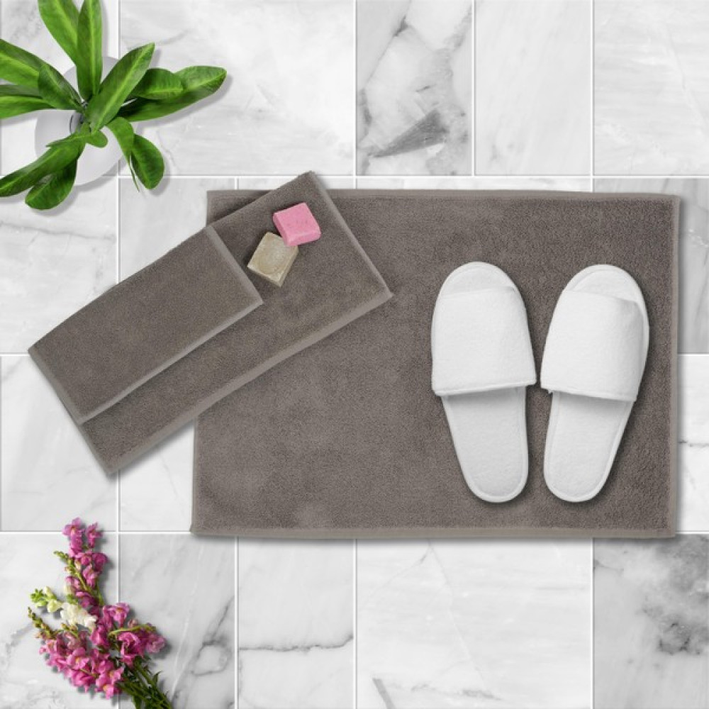 Ephemeris Pamuk 3 Parça Banyo Havlu Seti - Eponj Gri - 50 x 90 cm - 30 x 50 cm El / Yüz Havlusu Fiyatı