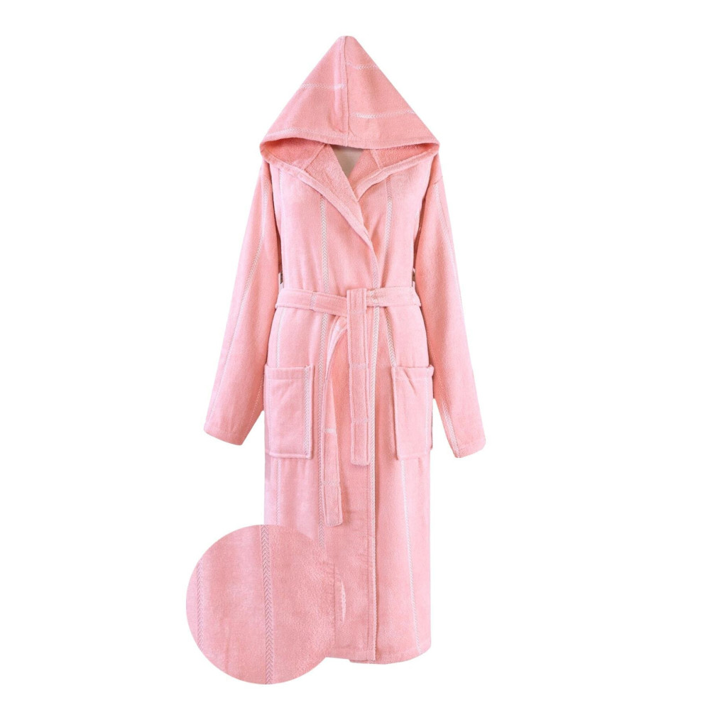Ephemeris Unisex Pembe Pamuk Bornoz L/XL Beden Bornoz Fiyatı