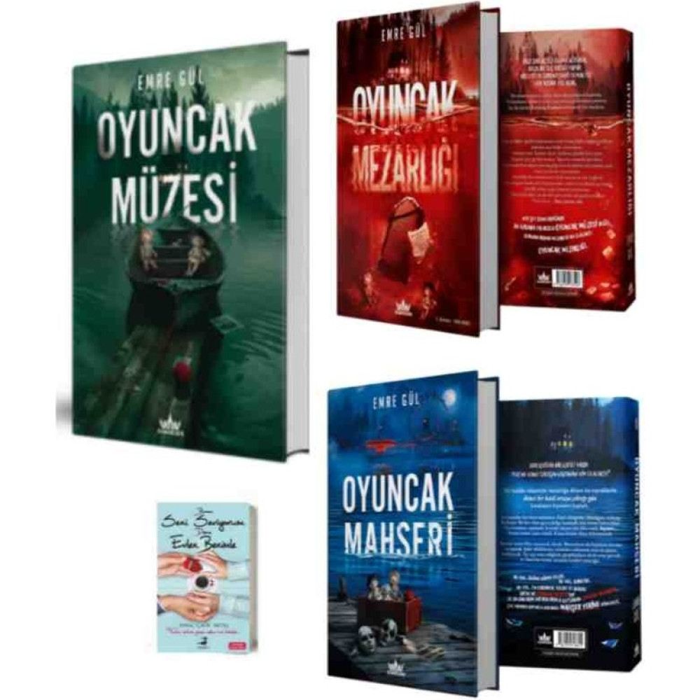 Ephesus Yayınları Oyuncak Mahşeri, Oyuncak Mezarlığı, Oyuncak Müzesi 3 Kitap Ciltli Emre Gül Seti Aşk Roman ve Öyküleri Fiyatı