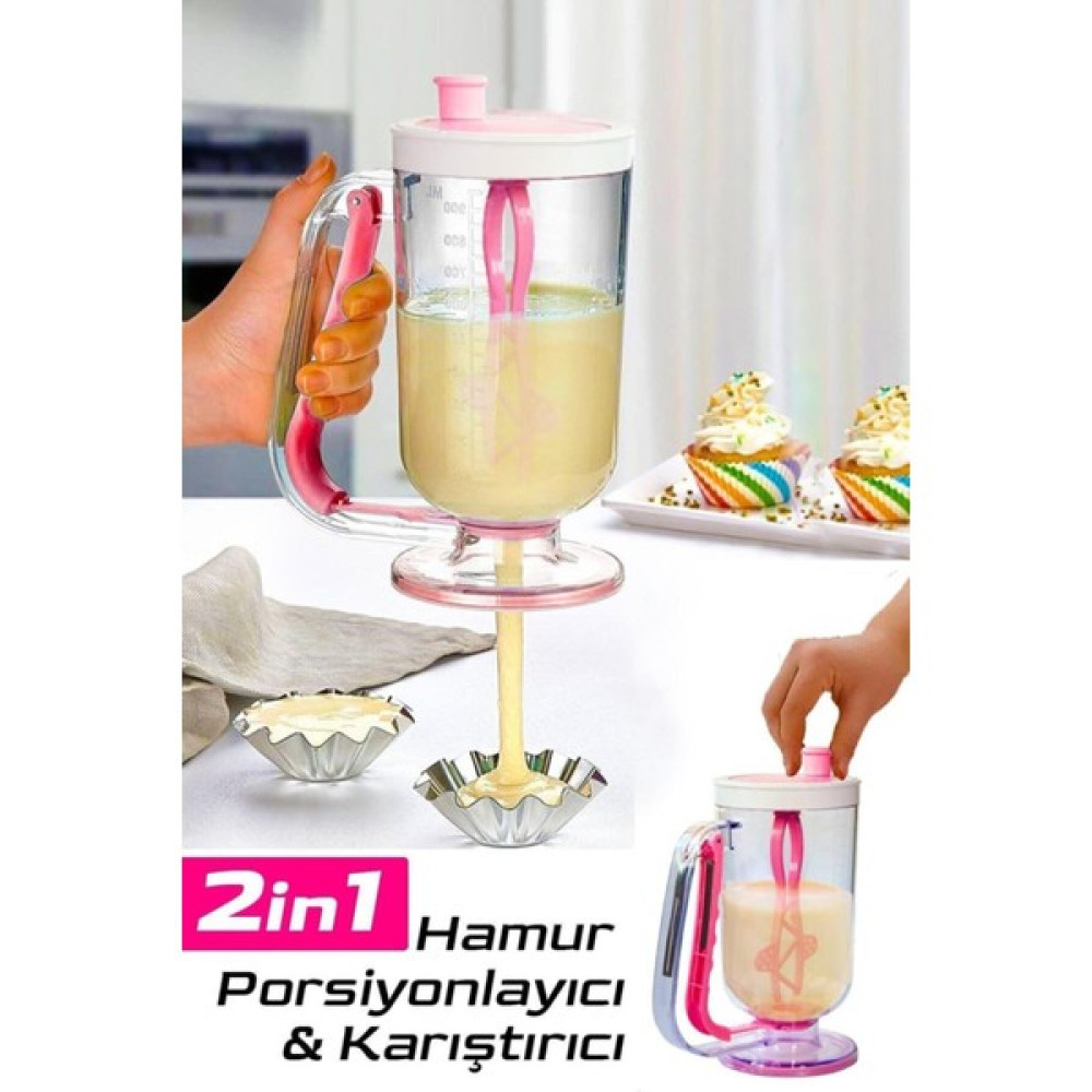 Epicsa 2'Si 1 Arada Hamur Porsiyonlayıcı Karıştırıcı Aparat Ölçekli Hamur Dağıtıcı Mutfak Gereçleri Fiyatı