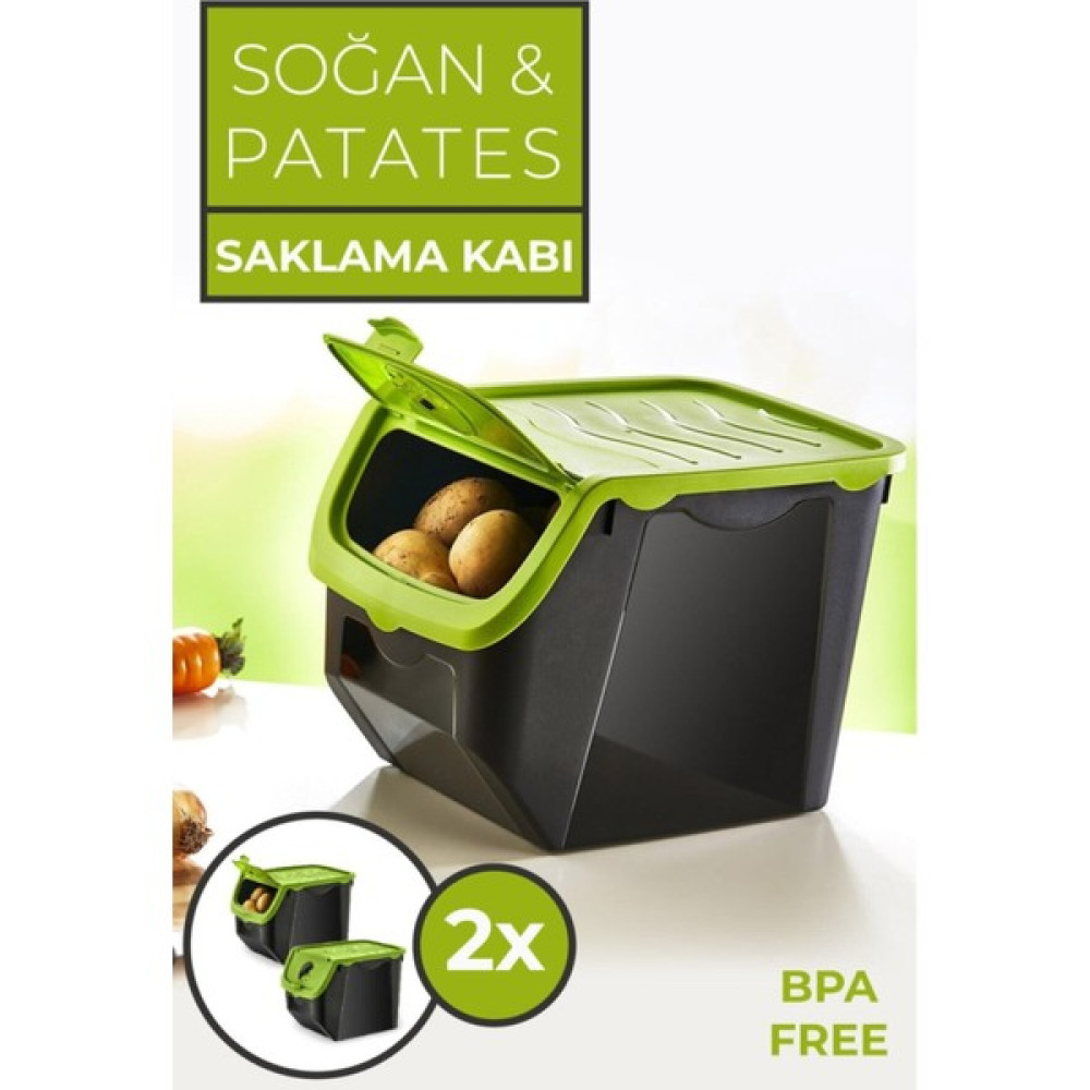 Epicsa Soğan & Patates Saklama Kabı 2'Li Saklama Kapları Fiyatı