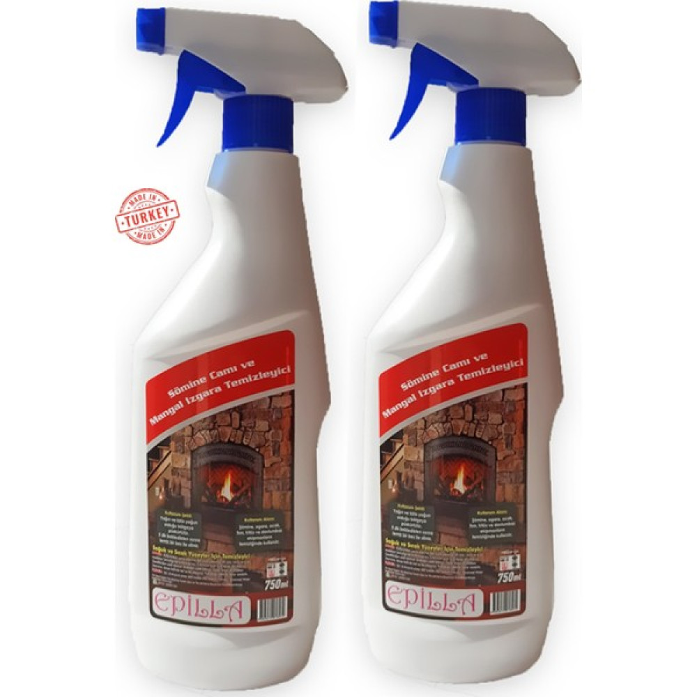 Epilla Şömine Camı Temizleyici Sprey 750 Ml-2 Adet Temizlik Malzemeleri Fiyatı