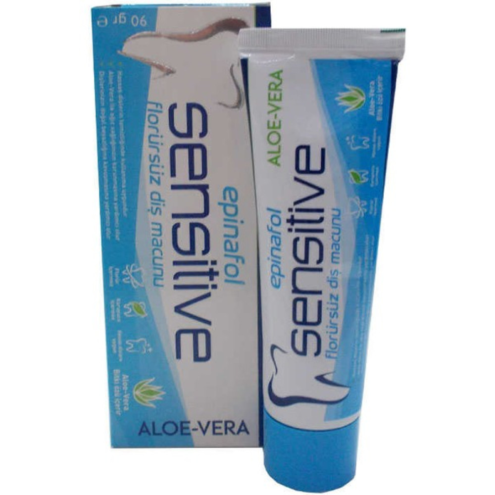Epinafol Diş Macunu Florürsüz Sensitive Aloe-Vera Özlü 90 Gr - 1 Diş Macunları Fiyatı