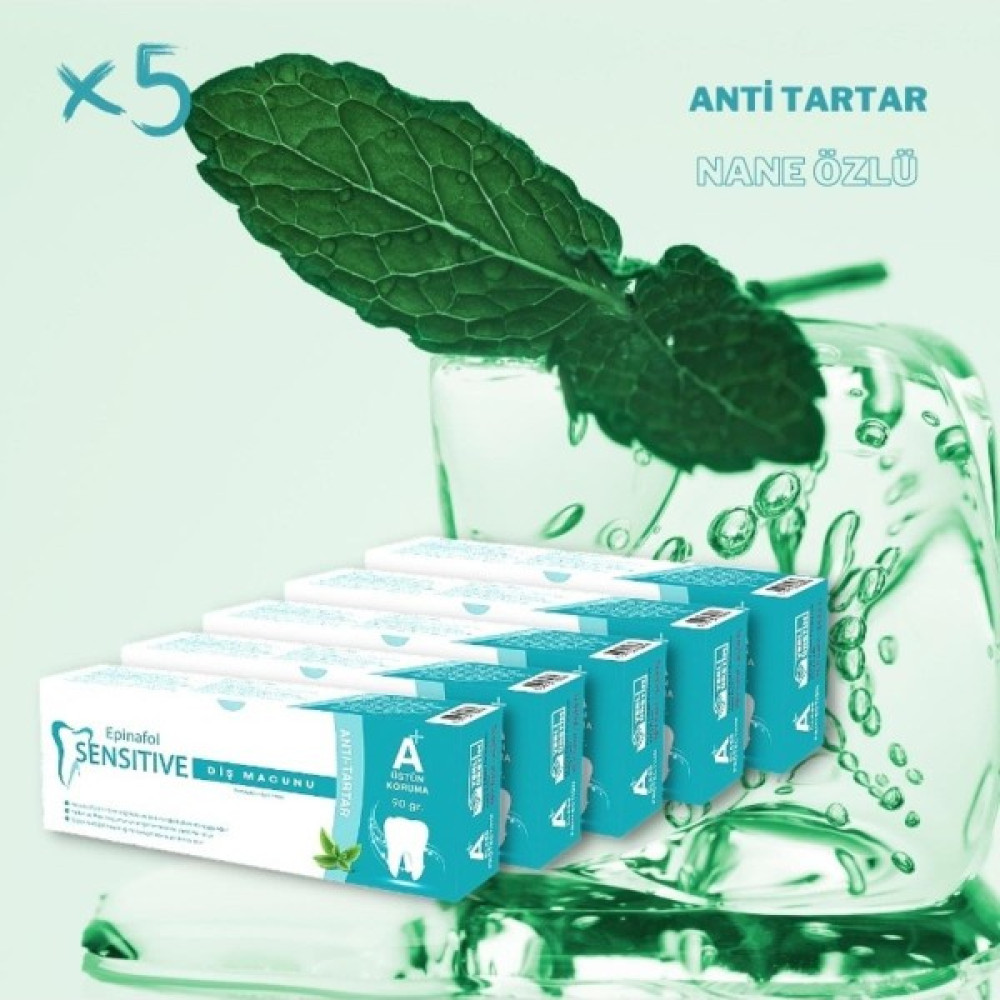 Epinafol Sensitive 5'Li Aplus Anti Tartar Diş Macunu Anti Diş Macunları Fiyatı