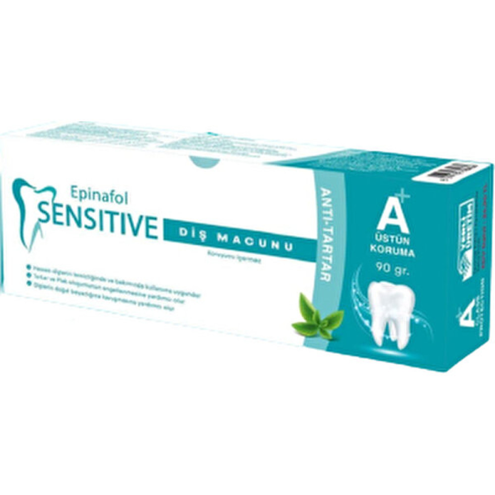 Epinafol Sensitive Diş Macunu 4’lü Set Aloe Vera-Anti Tartar Diş Macunları Fiyatı