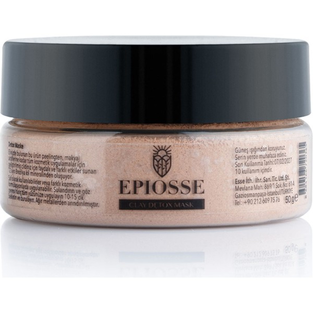 Epiosse Clay Detox Mask Kir ve Yağ Engelleyici Hücre Yenileme Etkili Tersil Cor Kil Maskesi 50 gr Oto Boyaları Fiyatı