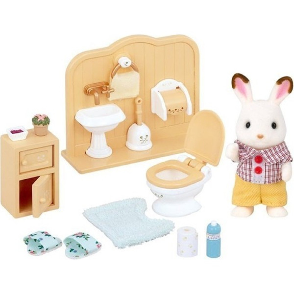 Epoch Sylvanian Families Çikolata Kulaklı Tavşan Tuvalet Seti - - Oto Boyaları Fiyatı