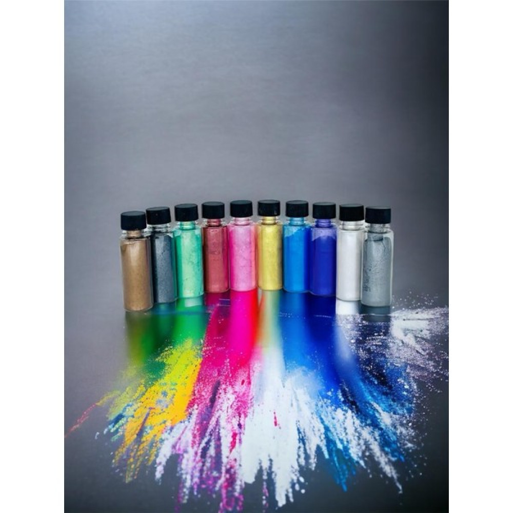 Epoksi Bazlı Sedefli Toz Pigment Seti 10 Renk 15 gr Boyalar Fiyatı