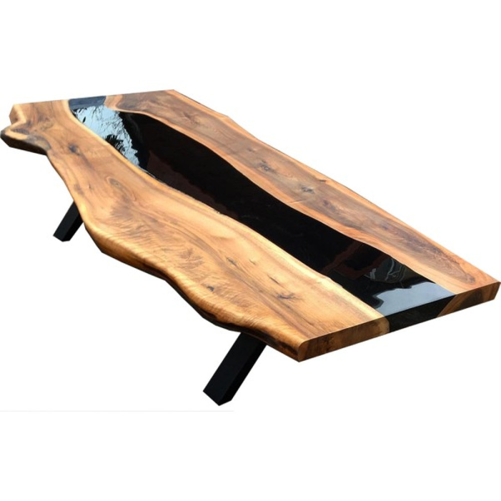 Epoksi Çalışma Masası Siyah Epoksi Kütük Epoksi Masa 1 Adet - Y: 75 cm D: 100 cm G: 90 cm Çalışma Masası Fiyatı