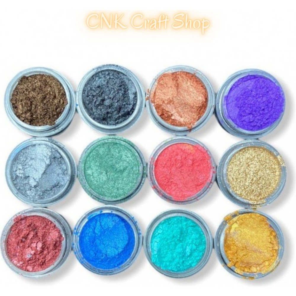 Epoksi Kalıpları Epoksi Reçine Mini Sedef Toz Pigment Boya Seti , Epoksi Renk Pigment Set Sanatsal Malzemeler Fiyatı