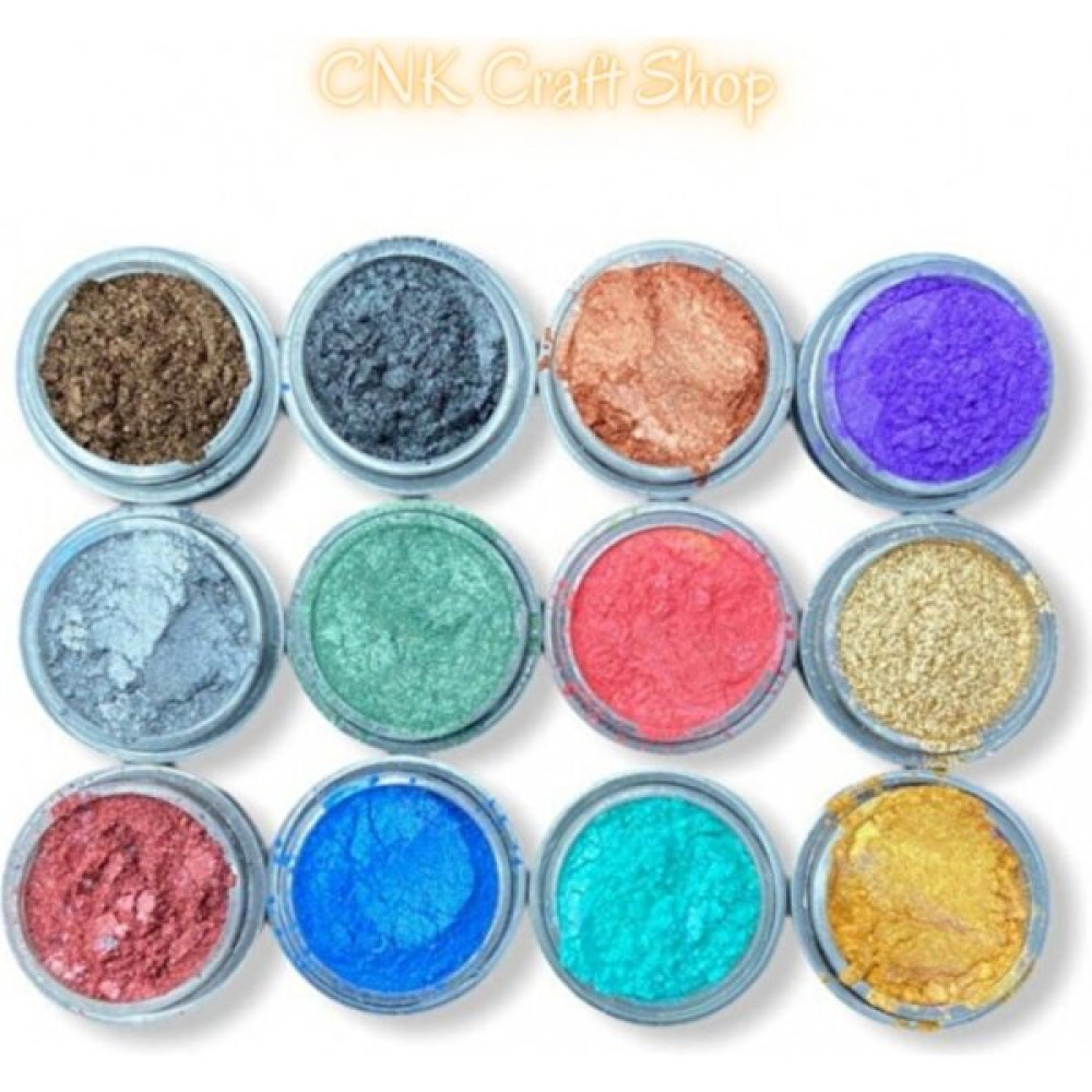 Epoksi Kalıpları Epoksi Reçine Mini Sedef Toz Pigment Boya Seti , Mum Boyası , Beton Boyası , Kokulutaş Boya Sanatsal Malzemeler Fiyatı