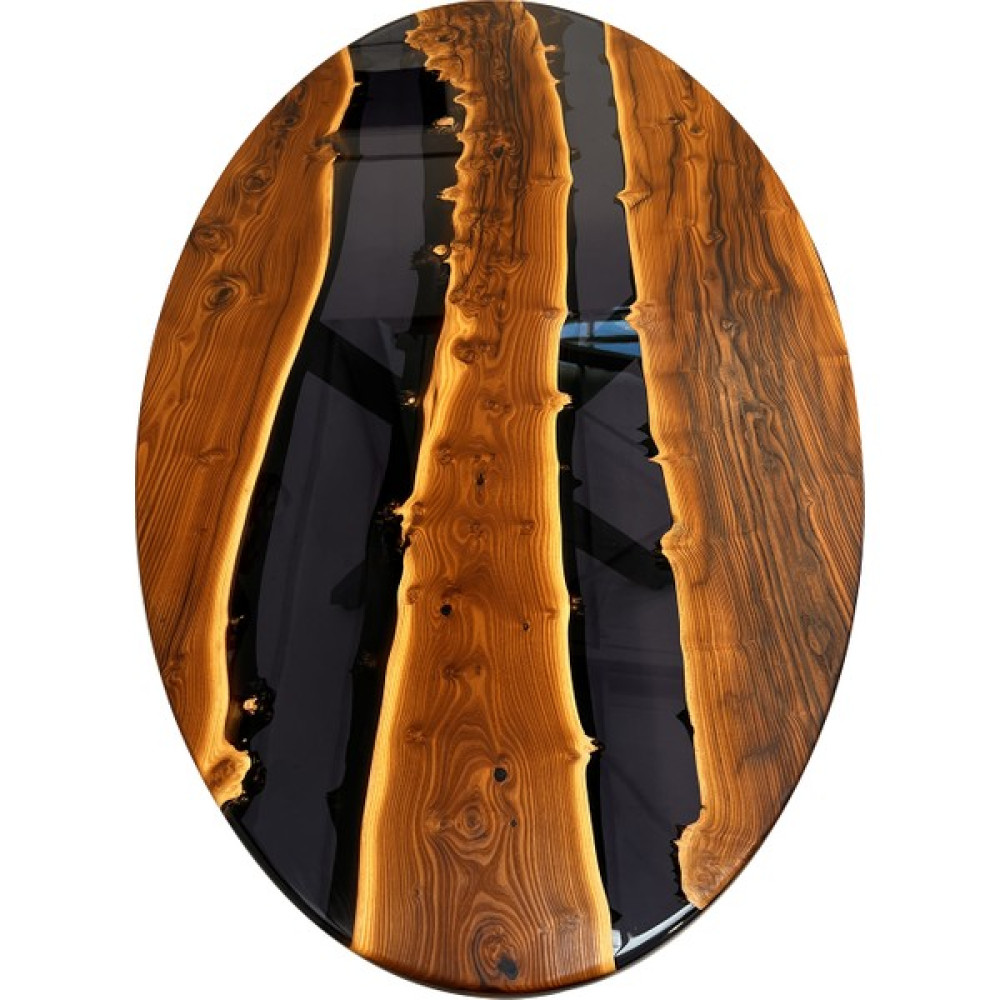 Epoksi Ofis Toplantı Masası Tabla - 180X90 cm Epoksi Zeytin Ahşap Yemek Masası Tabla - Koyu Ahşap Yemek & Mutfak Masası Fiyatı