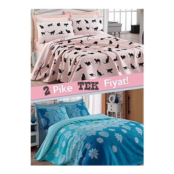 Eponj Home 2 li Cat's + Simay Çift Kişilik Pike