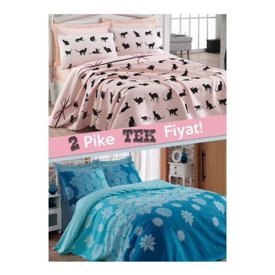 Eponj Home 2 li Cat's + Simay Çift Kişilik Pike
