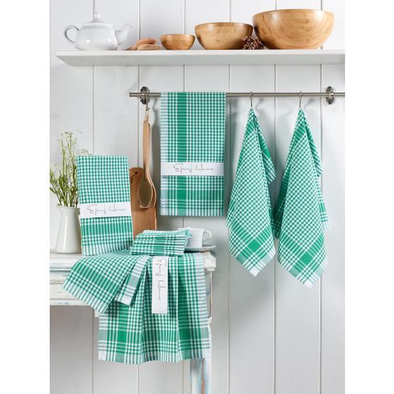 Eponj Home 45 x 65 cm PötiKareli Yeşil 10'lu Kurulama ve Mutfak Peçetesi Mutfak Havlusu Fiyatı