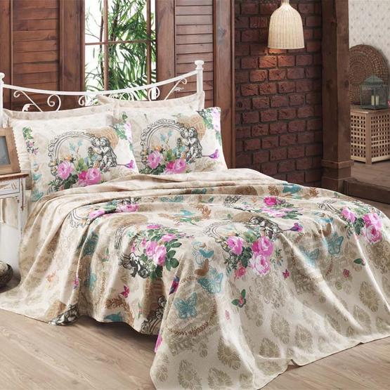 Eponj Home Angel Bej Çift Kişilik Pike