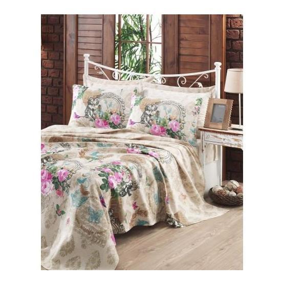 Eponj Home Angel Bej Çift Kişilik Pike