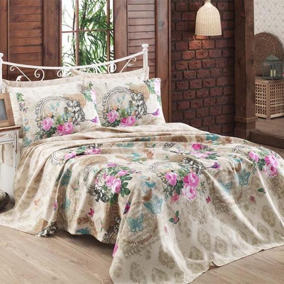 Eponj Home Angel Bej Çift Kişilik Pike
