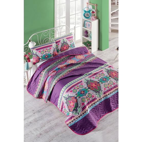Eponj Home Kapitone Rug Fuşya Tek Kişilik Yatak Örtüsü Seti Yatak Örtüsü Fiyatı
