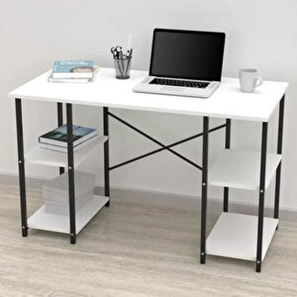 Eportatif 4 Raflı Çalışma Masası Beyaz 60x120 Bilgisayar Masası Fiyatı