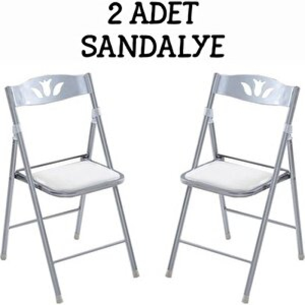 Eportatif Katlanır Mutfak Sandalyesi Kırma Koltuk Beyaz 2 Adet 1054 Katlanır Sandalye Fiyatı