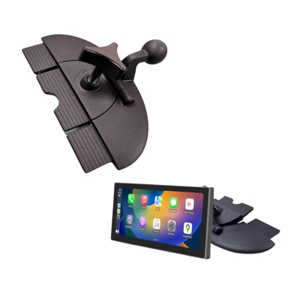 Epronic Replacement CD Slot Mount with17.2mm Ball Adapter for Phone Holder, GPS Navi, Carplay Screen CD Slot Mount for Garmin GPS