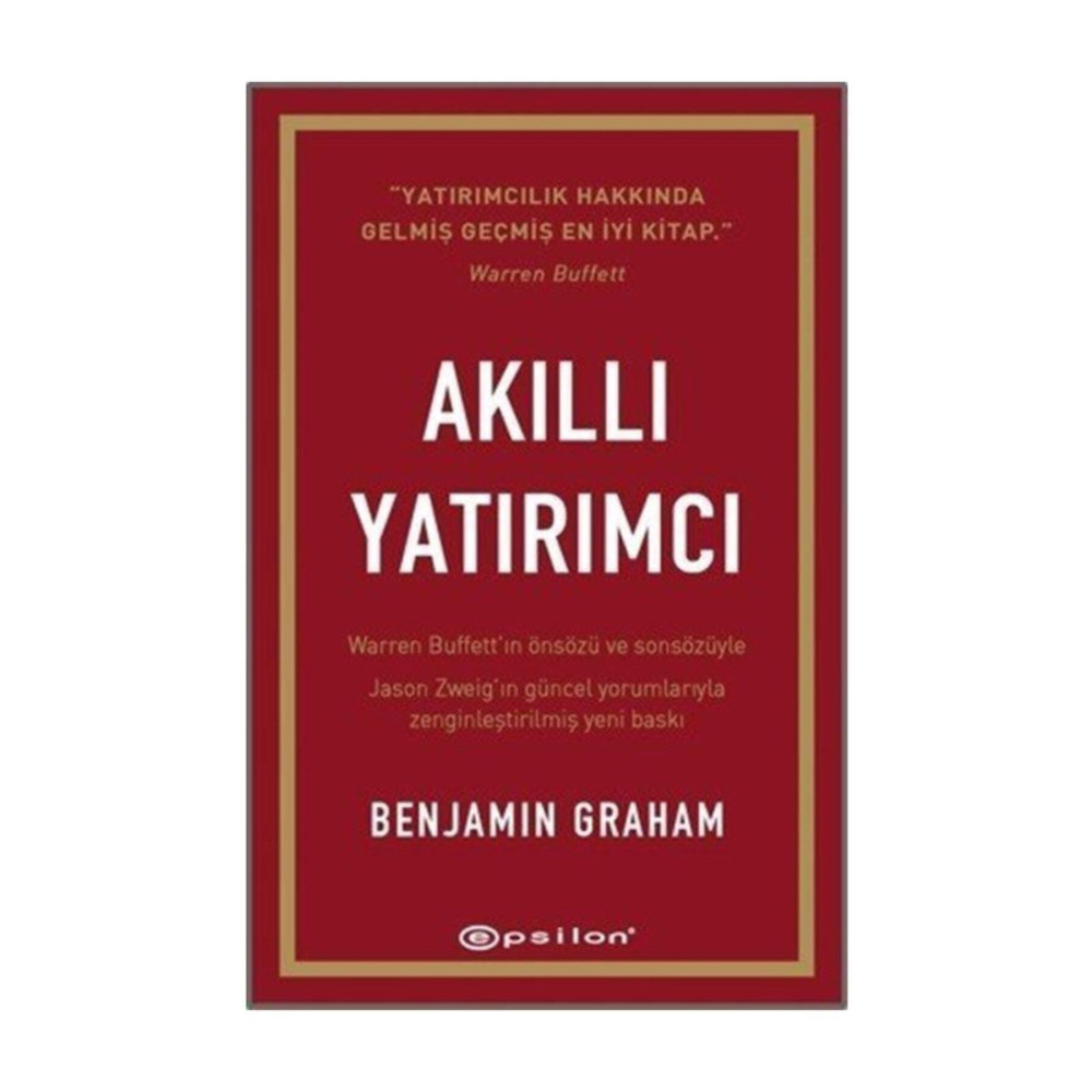 Epsilon Yayınevi Akıllı Yatırımcı Benjamin Graham İş, Ekonomi & Pazarlama Fiyatı