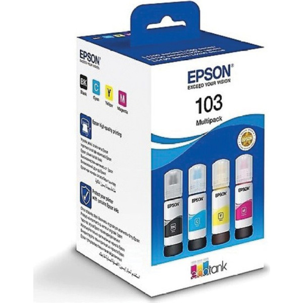 Epson 103 Orjinal L1200 Series Kutulu Multipack Mürekkep - PRO Set - 4 Renk Kartuşlar Fiyatı