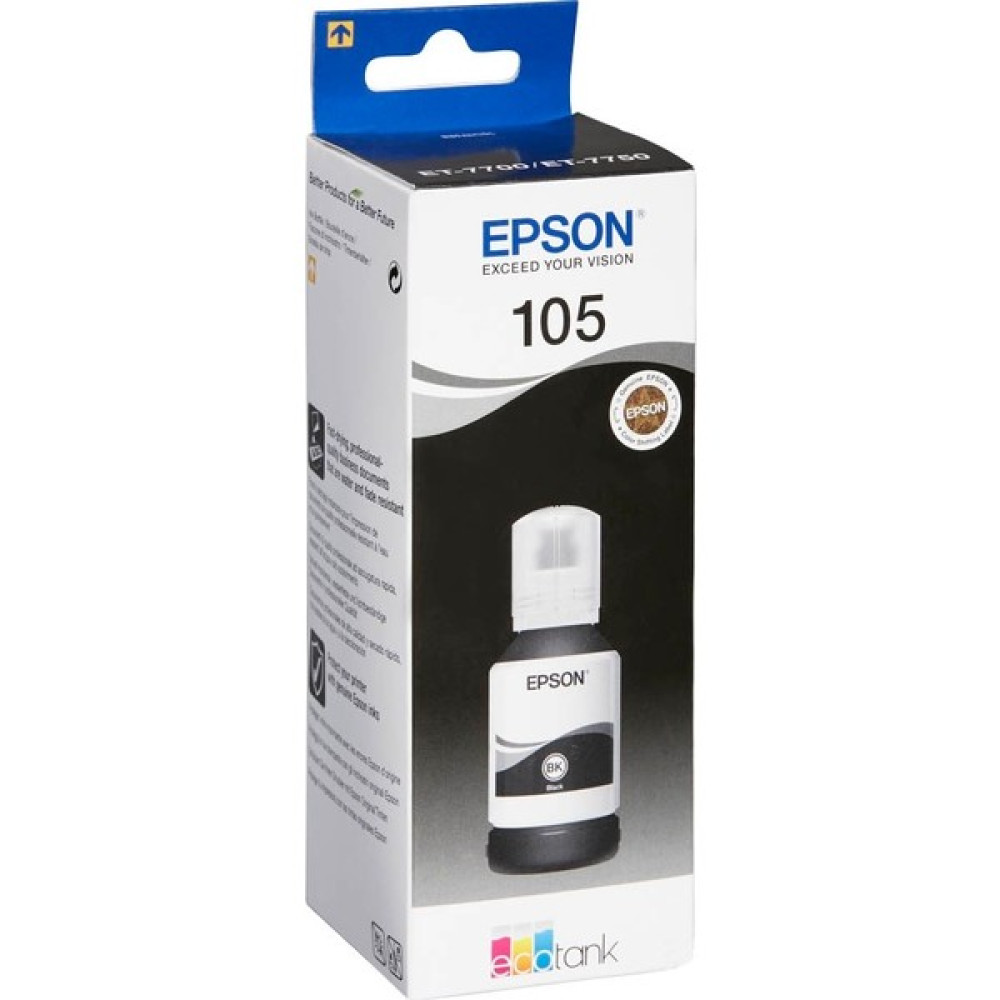 Epson 105 T00Q140 Ecotank Bk Ink Bottle - Siyah Kartuşlar Fiyatı
