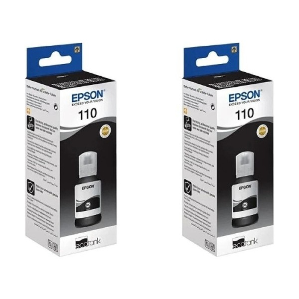 Epson 110 M2140 2'li Orjinal Mürekkep 120ML.*2  RDV283 - Siyah Kartuşlar Fiyatı