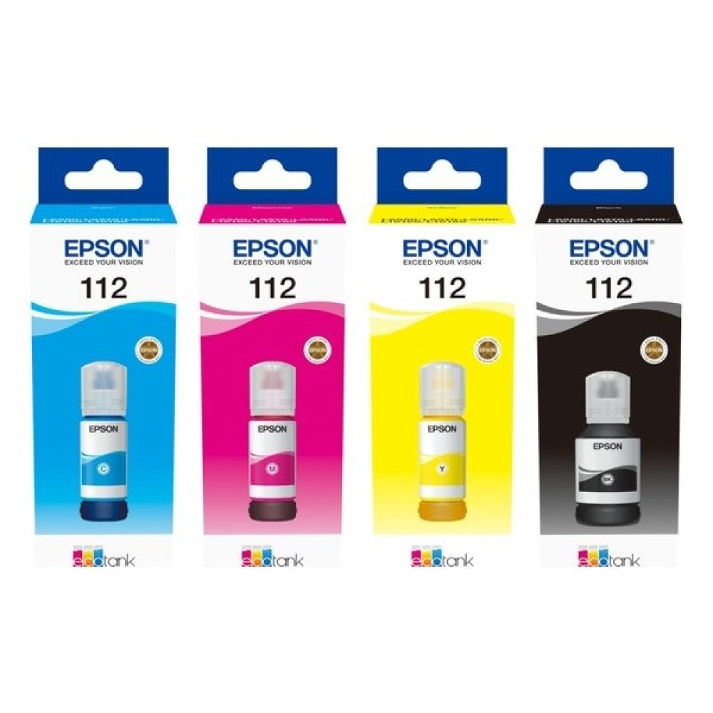 Epson 112 ECOTANK L6550  ORJINAL Mürekkep Takımı - Renkli Kartuşlar Fiyatı