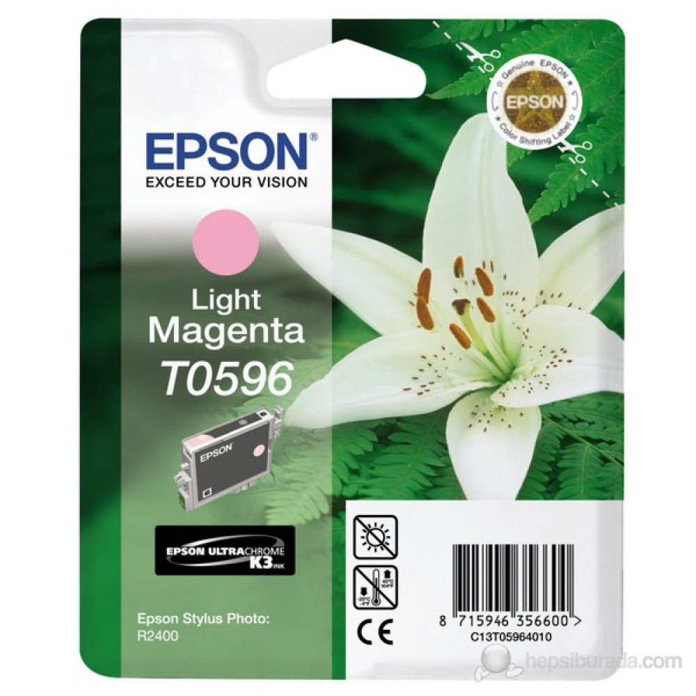 Epson C13T059640 / T0596 Açık Kırmızı Kartuş Oto Boyaları Fiyatı