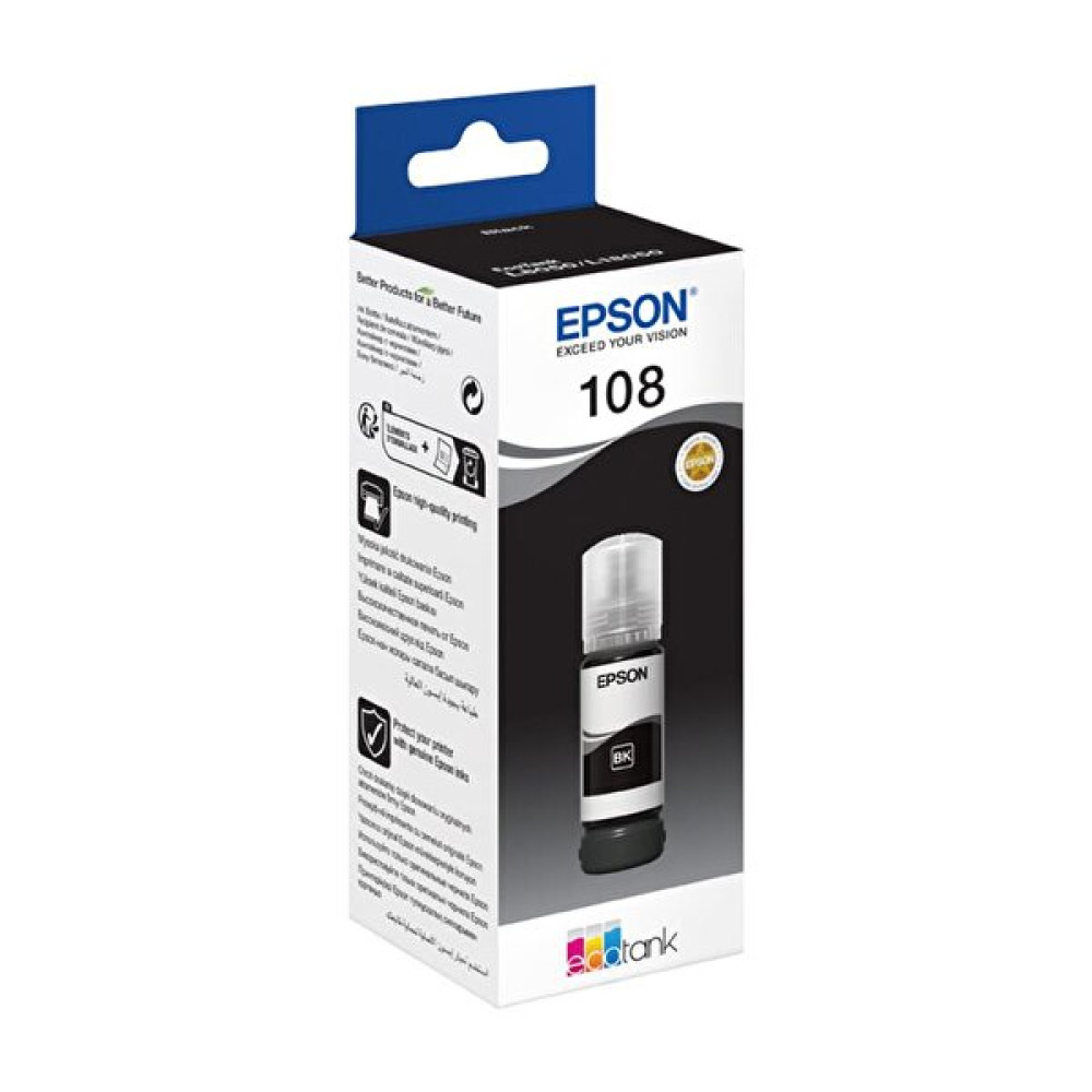 Epson C13T09C14A 108 70 ML Siyah Mürekkep Kartuş Kartuşlar Fiyatı