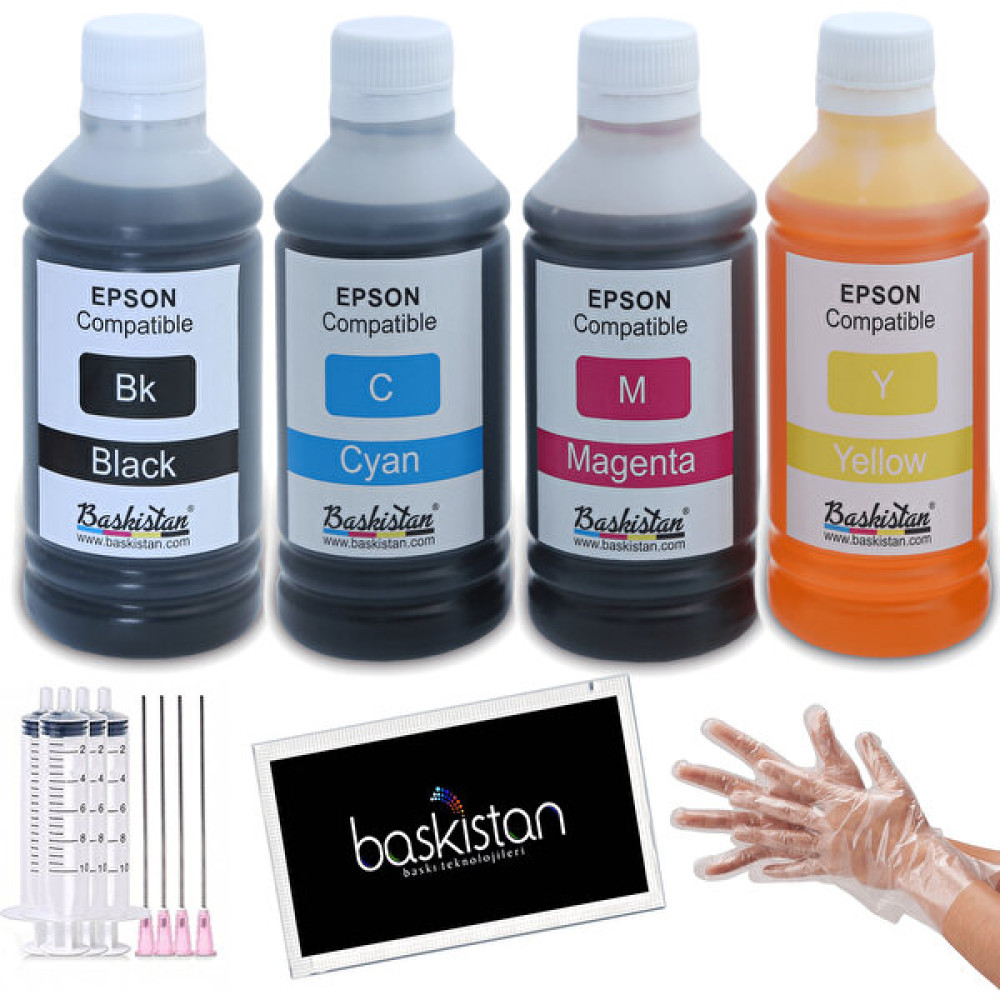 Epson L382 Mürekkep 4X250 ml (Muadil) - Renkli Kartuşlar Fiyatı