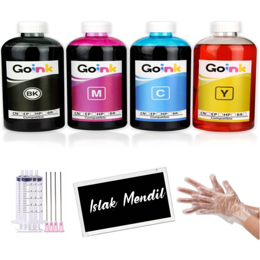 Epson L386 Mürekkep 4X250 ml (Muadil) - Renkli Kartuşlar Fiyatı